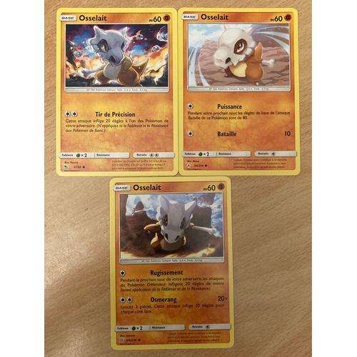 (3272) 3x Osselait (Pokemon)