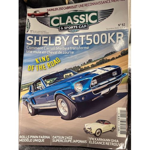Classic And Sports Car 92 Shelby Gt500kr