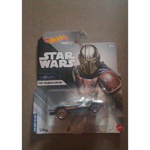 Hot Wheels Star Wars - Character Cars - Véhicule En Métal 1 64 - Personnage The Mandalorian