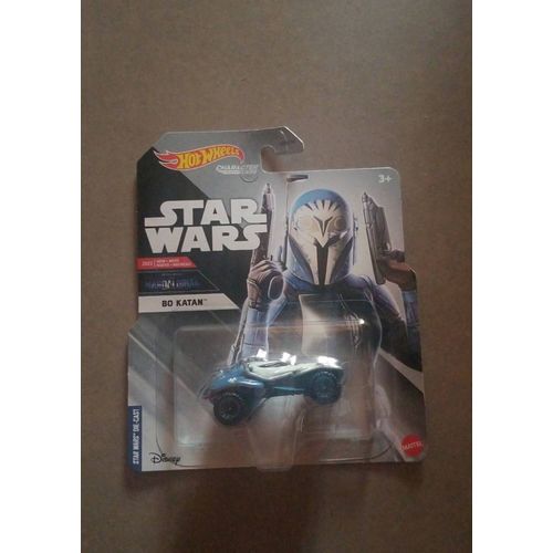 Hot Wheels Star Wars - Character Cars - Véhicule En Métal 1 64 - Personnage Bo-Katan
