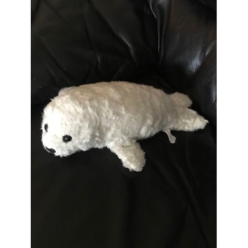 Doudou Peluche Phoque Blanc 29cm Logitoys
