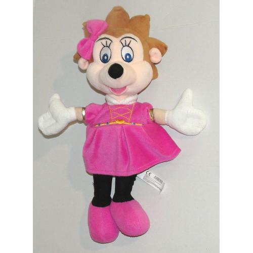 Peluche Herisson Nigloland Mascotte Niglotte En Robe Rose 36 Cm