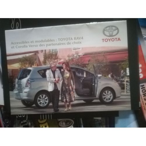 Brochure Toyota Rav4 Et Corolla Verso