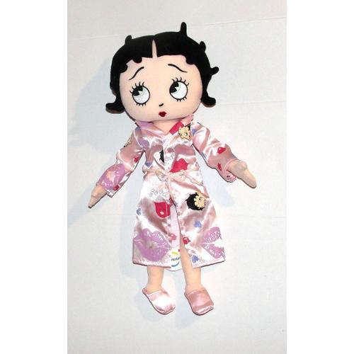 Peluche Betty Boop En Robe De Chambre Portaventura King Features 31 Cm