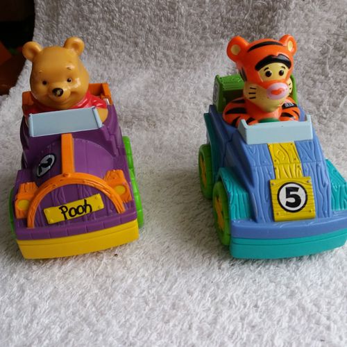 2 Voitures Mega Blocks : Winnie Et Tigrou