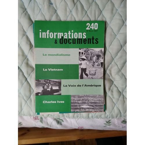 Informations Et Documents 240