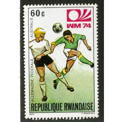 Timbre Non Oblitéré République Rwandaise, Allemagne Fédérale - Australie, 60 C, Wm 74