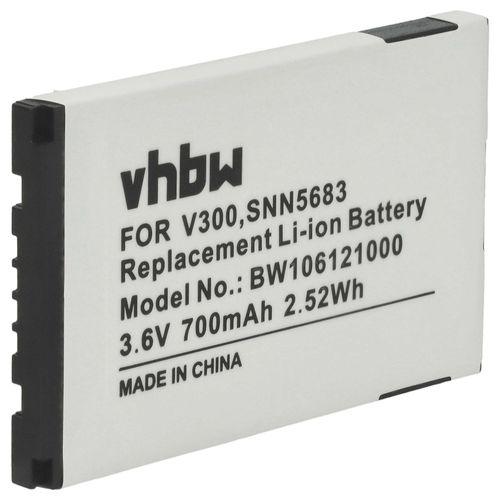Vhbw Batterie Remplacement Pour Motorola Snn6383 Pour Téléphone Portable (700mah, 3,7v, Li-Ion)