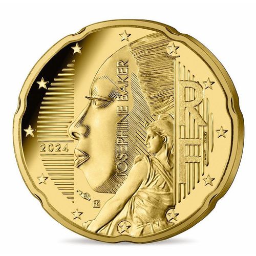 20 Cents France 2024 (Josephine Baker)