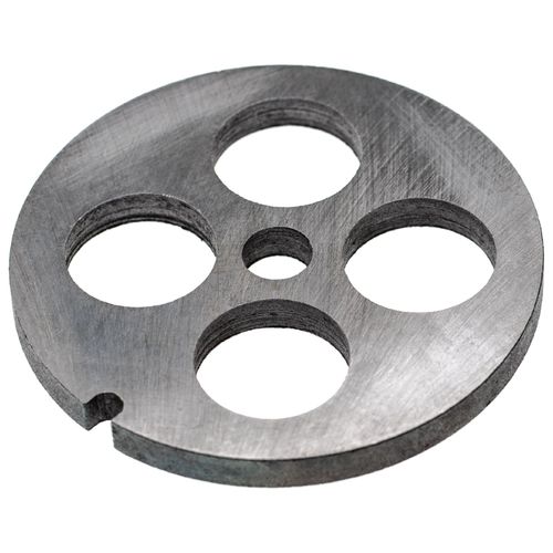 vhbw Grille taille 32 compatible avec Caso hachoir à viande - Diamètre des trous 28mm, trou central 13,4mm, acier