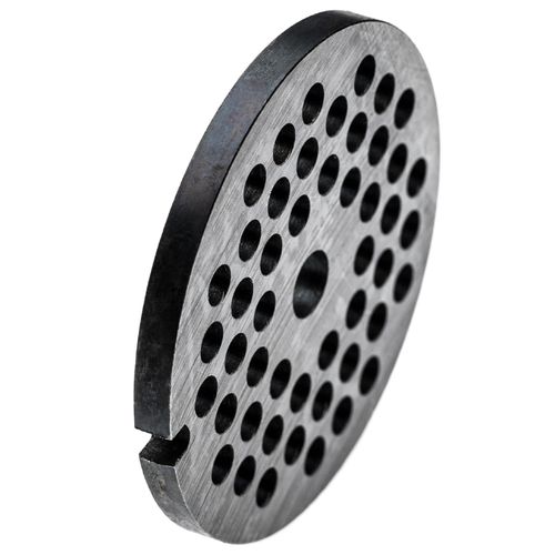 vhbw Grille taille 32 compatible avec Fama hachoir à viande - Diamètre des trous 8mm, trou central 13,4mm, acier