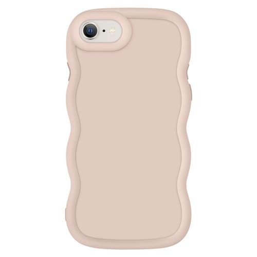 Coque Pour Iphone 7, 8, Se 2020 Et Se 2022 Silicone Antichoc Beige