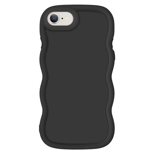 Coque Pour Iphone 7, 8, Se 2020 Et Se 2022 Silicone Antichoc Noir