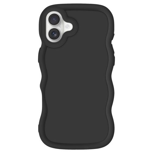 Coque Pour Iphone 16 Silicone Antichoc Série Candy Noir