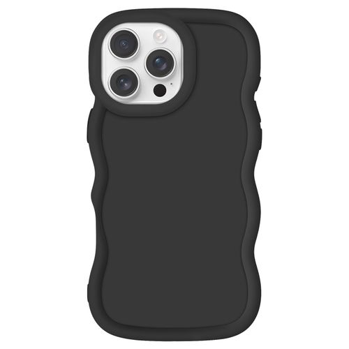 Coque Pour Iphone 16 Pro Silicone Antichoc Série Candy Noir