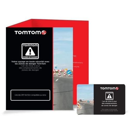 Tom Tom - Service De Mise À Jour Des Emplacements De Zones De Danger 1 An