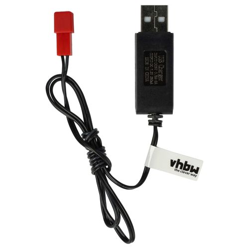 Vhbw Chargeur Usb Pour Batterie De Modélisme Rc Avec Connexion Jst Ou Pack D'accus - 60 Cm 7,2 V-Vhbw