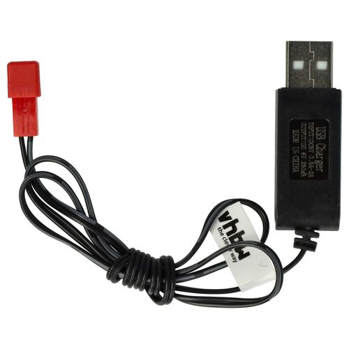 Vhbw Chargeur Usb Pour Batterie De Modélisme Rc Avec Connexion Jst Ou Pack D'accus - 60 Cm 6 V-Vhbw