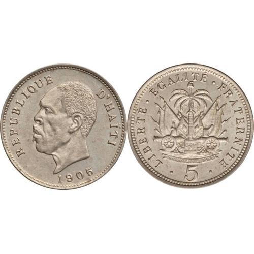 Monnaie 5 Centimes Haïti 1905