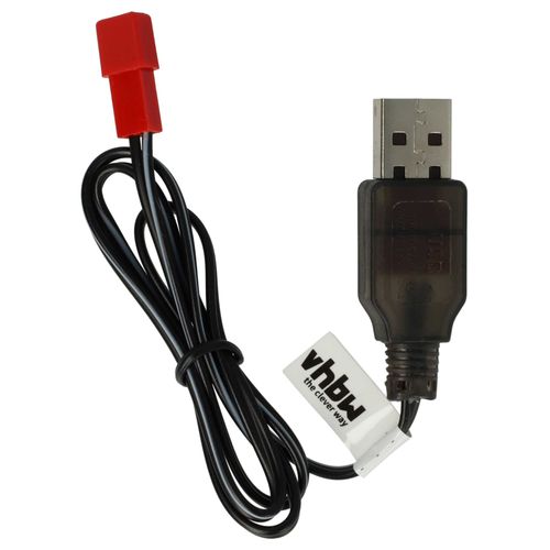 Vhbw Chargeur Usb Pour Batterie De Modélisme Rc Avec Connexion Jst Ou Pack D'accus - 60 Cm 3,6 V-Vhbw
