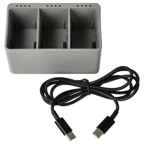 Vhbw Chargeur 3 Bornes Compatible Avec Dji Bwx162-3850-7.38, Bwx162-2453-7.38, 270620, 270619 Drone (Chargeur)-Vhbw