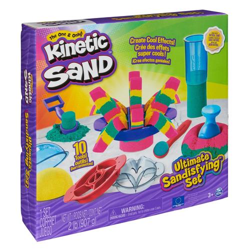 Kinetic Sand Coffret Ultimate Sandisfying Set 907 G + 10 Moules Kinetic Sand