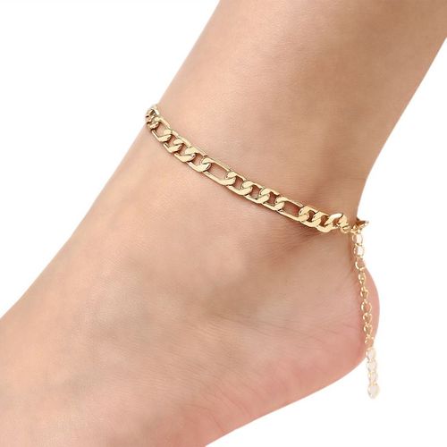 Chaîne De Cheville En Strass Pour Femmes, Bijoux Style Bohémien, Pieds Nus, Pour La Plage, Été