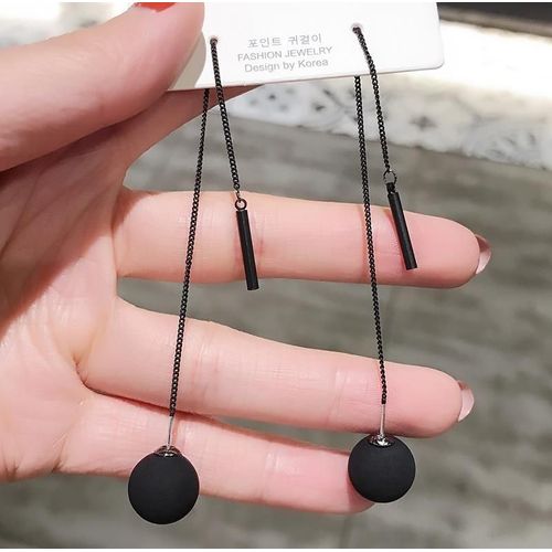 Boucles D'oreilles Longues Pompon Pour Femme, Perle Simulée, Perle Ronde Blanche, Pendentif De Mariage, Mode Coréenne, Bijoux Cadeaux, Nouveau, 2020
