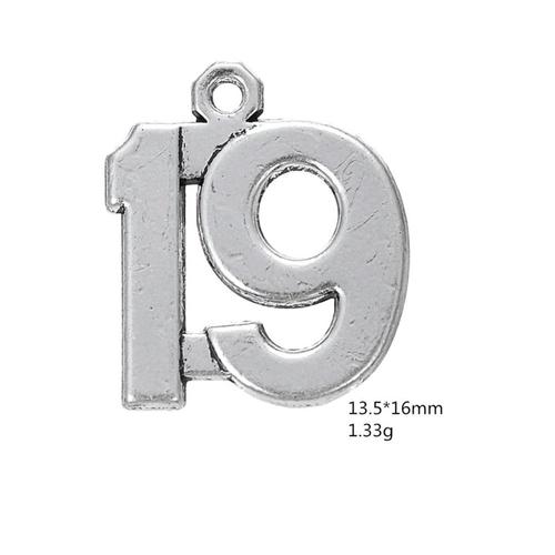 Likgreat-Breloques Porte-Bonheur Pour Anniversaire, Collier De Bricolage, Bijoux Exécutifs, Pendentif Fait Main, 10, 11, 12, 13, 14, 15, 16, 17, 18, 19