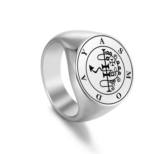 Bagues En Métal Vintage En Acier Inoxydable Pour Hommes, Bague De Doigt, Amulette De Document En Argent, Punk, Hip Hop, Prairie, Cadeau De Bijoux