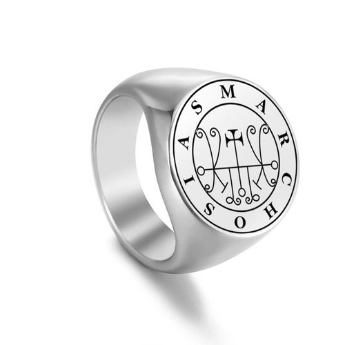 Bagues En Métal Vintage En Acier Inoxydable Pour Hommes, Bague De Doigt, Amulette De Document En Argent, Punk, Hip Hop, Prairie, Cadeau De Bijoux
