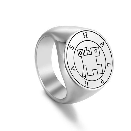 Bagues En Métal Vintage En Acier Inoxydable Pour Hommes, Bague De Doigt, Amulette De Document En Argent, Punk, Hip Hop, Prairie, Cadeau De Bijoux