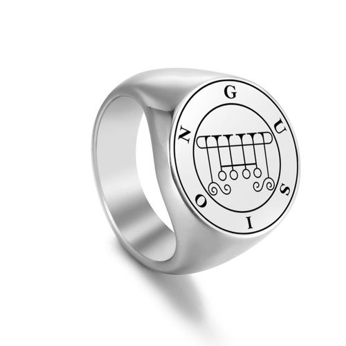 Bagues En Métal Vintage En Acier Inoxydable Pour Hommes, Bague De Doigt, Amulette De Document En Argent, Punk, Hip Hop, Prairie, Cadeau De Bijoux