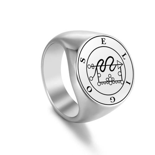 Bagues En Métal Vintage En Acier Inoxydable Pour Hommes, Bague De Doigt, Amulette De Document En Argent, Punk, Hip Hop, Prairie, Cadeau De Bijoux