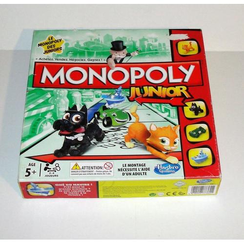 Monopoly Junior - Chien Chat Voiture Bateau - Version 2013