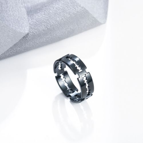 Likgreat-Bague Rock Blade En Acier Inoxydable Pour Homme, Outil Hipop Punk, Charme De Doigt, Bijoux De Couple Exagérés, Mode Document En Argent