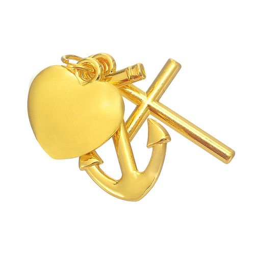Likgreat-Pendentif De Document Doré Et Argenté Pour Porte-Clés, Breloques Flottantes D'injecteur De Croix De Coeur, Bijoux De Bricolage, Cadeau De Petite Amie Exécutif