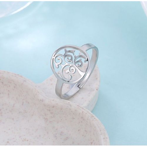 Likgreat-Bague Arbre De Vie Ajustable En Acier Inoxydable Pour Homme Et Femme, Bijoux En Or, Accessoire À La Mode