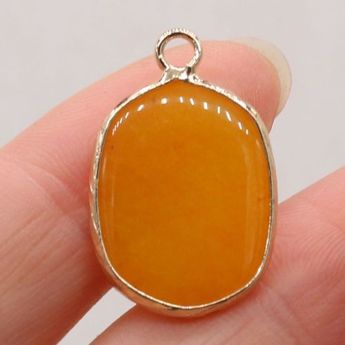 Collier Et Boucles D'oreilles Ovale En Pierre Naturelle, Quartz, Agate Noire, Pendentif En Cristal, Fait À La Main, Artisanat, Bricolage, Accessoires De Bijouterie