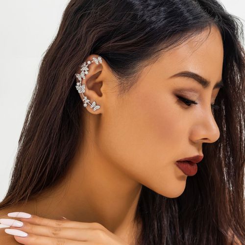 Boucles D'oreilles Papillon Pour Femme, Strass, Piercing, Bijoux De La Journée Des Léons