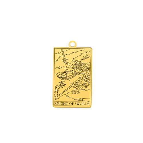 Cartes De Tarot Vintage Imbibées De Pentacles, Pendentif Amulette Pour La Présidence, Colliers Imbibés D'épées, Art Traditionnel Des Arcanes Mineurs, Vente En Gros