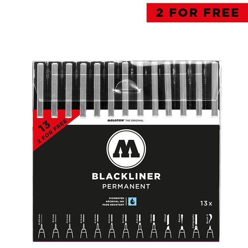Molotow Blackliner Ensemble Complet 13