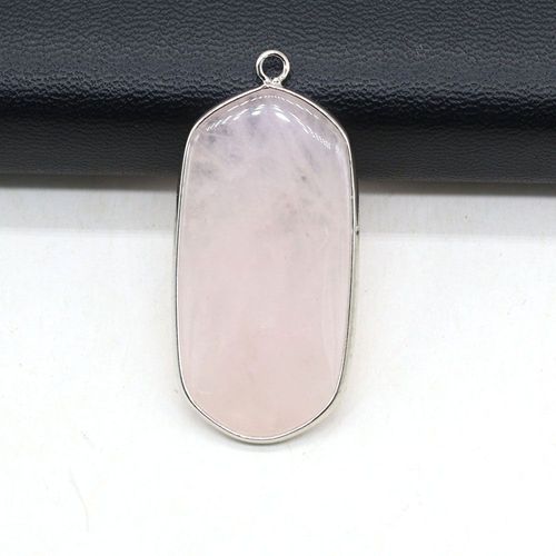 Pendentif En Pierre Naturelle Plaqué Argent, Bijou De Forme Géométrique, Artisanat Fait À La Main, Collier, Boucles D'oreilles, Accessoires De Bijouterie, Fabrication De Cadeaux