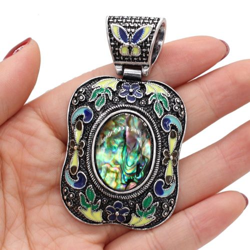 Pendentif En Pierre Naturelle, Quartz Rose, Cristal D'agate, Rétro, Tendance, Artisanat Fait À La Main, Collier, Bijoux Meilleur Cadeau Pour Femme, 38x70mm
