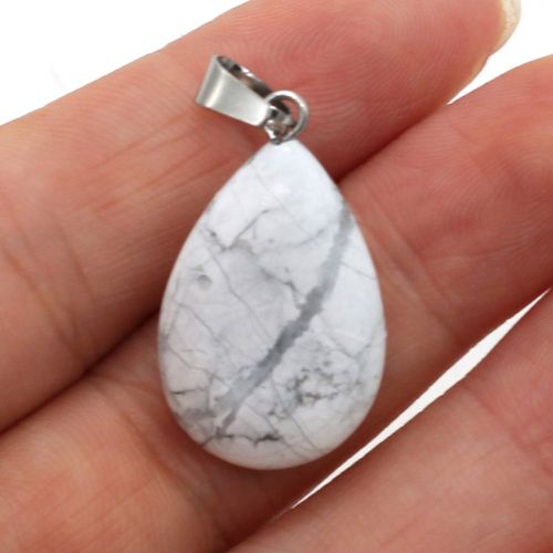 Pendentif En Pierre Naturelle En Forme De Goutte, Pierre Précieuse, Quartz Rose, Agate, Bracelet Fait Main, Collier De Bricolage, Accessoires De Bijoux, 16x28mm