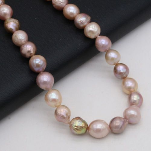 Perles Baroques D'eau Douce, Rose Naturel, Violet, 11-12mm, Pour Bricolage, Collier, Bracelet, Bijoux, Accessoires, Fabrication De Cadeaux