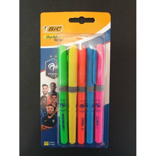 Lot De 5 Fluos Bic Equipe De France