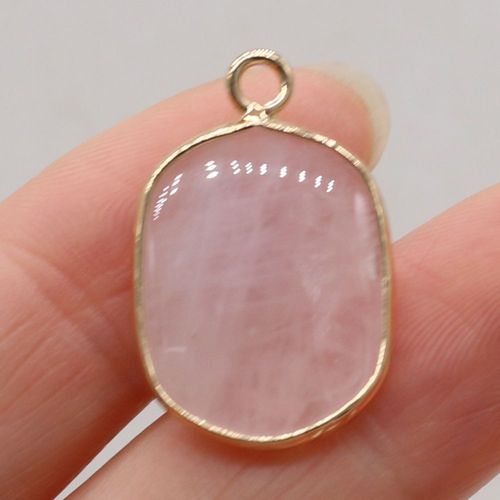 Collier Et Boucles D'oreilles Ovale En Pierre Naturelle, Quartz, Agate Noire, Pendentif En Cristal, Fait À La Main, Artisanat, Bricolage, Accessoires De Bijouterie