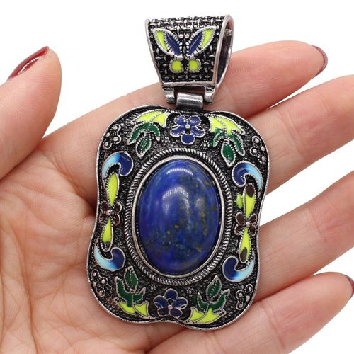 Pendentif En Pierre Naturelle, Quartz Rose, Cristal D'agate, Rétro, Tendance, Artisanat Fait À La Main, Collier, Bijoux Meilleur Cadeau Pour Femme, 38x70mm