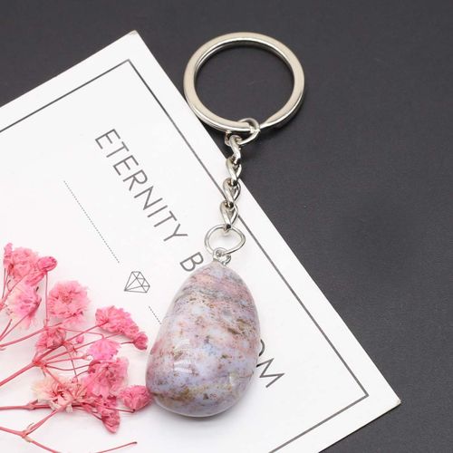 Clé En Pierre Naturelle Pour Hommes Et Femmes, Quartz De Guérison Reiki, Pierre D'agate, Breloques Pmotcharms